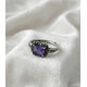 Bague Améthyste Ajustable Argent sterling 925