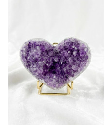Coeur en Améthyste