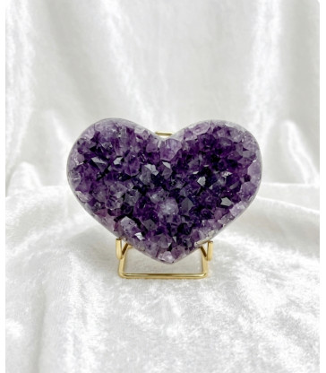 Coeur en Améthyste