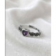 Bague Améthyste Ajustable Argent sterling 925