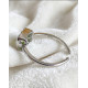 Bague Péridot - Ajustable en Argent Sterling 925