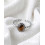 Bague oeil de tigre en argent 925 ajustable