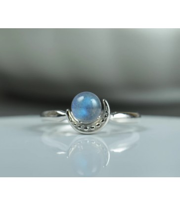 Bague Labradorite Ajustable Argent sterling