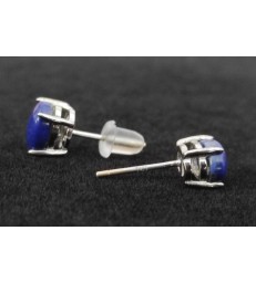 Boucles d'oreilles Lapis Lazuli Argent 925s