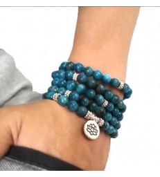 Bracelet Mala Apatite