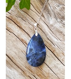 Pendentif  Sodalite en Argent 925s