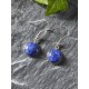Boucles d'oreilles Rondes en Lapis lazuli