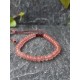 Bracelet Ajustable en pierre naturelle Tourmaline Rose Pastèque