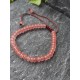 Bracelet Ajustable en pierre naturelle Tourmaline Rose Pastèque