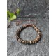 Bracelet Ajustable en pierre naturelle Rhodonite