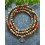 Bracelet Mala "Energie Positive" en Jaspe Paysage et Cornaline