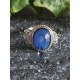 Bague en Cyanite Bleue - Ajustable en Argent sterling 