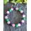 Bracelet en Malachite, Améthyste et Quartz Rose