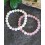 Bracelet à distance Quartz Rose & Agate Blanche