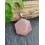 Pendentif hexagonal en Quartz Rose