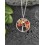 Collier & Pendentif Cornaline Arbre de Vie
