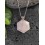 Pendentif en pierre naturelle Quartz Rose