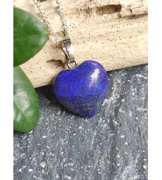 Collier & Pendentif Coeur Lapis Lazuli
