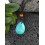 Pendentif Goutte d'eau en pierre Turquoise