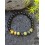 Bracelet " Protection " en Obsidienne noire & Oeil de Tigre Jaune Brun