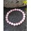 Bracelet " Amour " Quartz rose en pierre naturelle