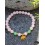 Bracelet en Quartz rose & Aventurine Verte