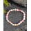 Bracelet Opale Rose Perle Irrégulière