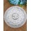 Plaque de sélénite Mandalas " Om " 2 en 1   Portes-encens & rechargements des minéraux