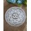 Plaque de sélénite Mandalas " Om " Purifications et rechargements des minéraux