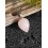 Pendentif Goutte en Quartz Rose