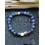 Bracelet "Bouddha" en Sodalite et Agate blanche