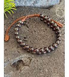 Bracelet Bohème en Obsidienne Oeil Céleste