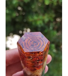 Pointe Orgonite 7 chakras de guérison