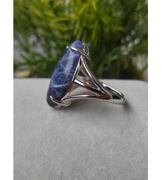 Bague Sodalite Ajustable