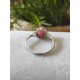Bague en rhodochrosite - ajustable - argent sterling 925