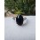 Bague en Obsidienne Noire Ajustable Argent Sterling