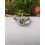 Bague Péridot - Ajustable en Argent Sterling