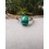 Bague Malachite Ajustable - Argent sterling