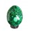 Oeuf en Malachite naturelle AAA