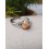 Bague en Opale de feu ajustable