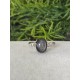 Bague en Obsidienne Argentée - ajustable Argent sterling 925