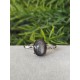 Bague en Obsidienne Argentée - ajustable Argent sterling 925