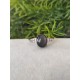 Bague en Obsidienne Argentée - ajustable Argent sterling 925