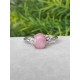 Bague en Opale Rose - Ajustable en Argent sterling 