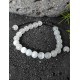 Bracelet en pierre sélénite - Ajustable