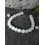 Bracelet en pierre sélénite - Ajustable