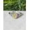 Bague Quartz Rutile Doré - Ajustable en argent sterling