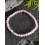 Bracelet " Amour " Quartz rose en pierre naturelle