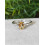 Bague ajustable en citrine en Argent sterling