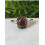 Bague en quartz fumé - Ajustable Argent Sterling